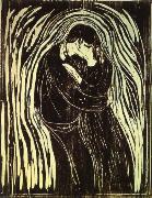 Edvard Munch Kiss oil painting reproduction